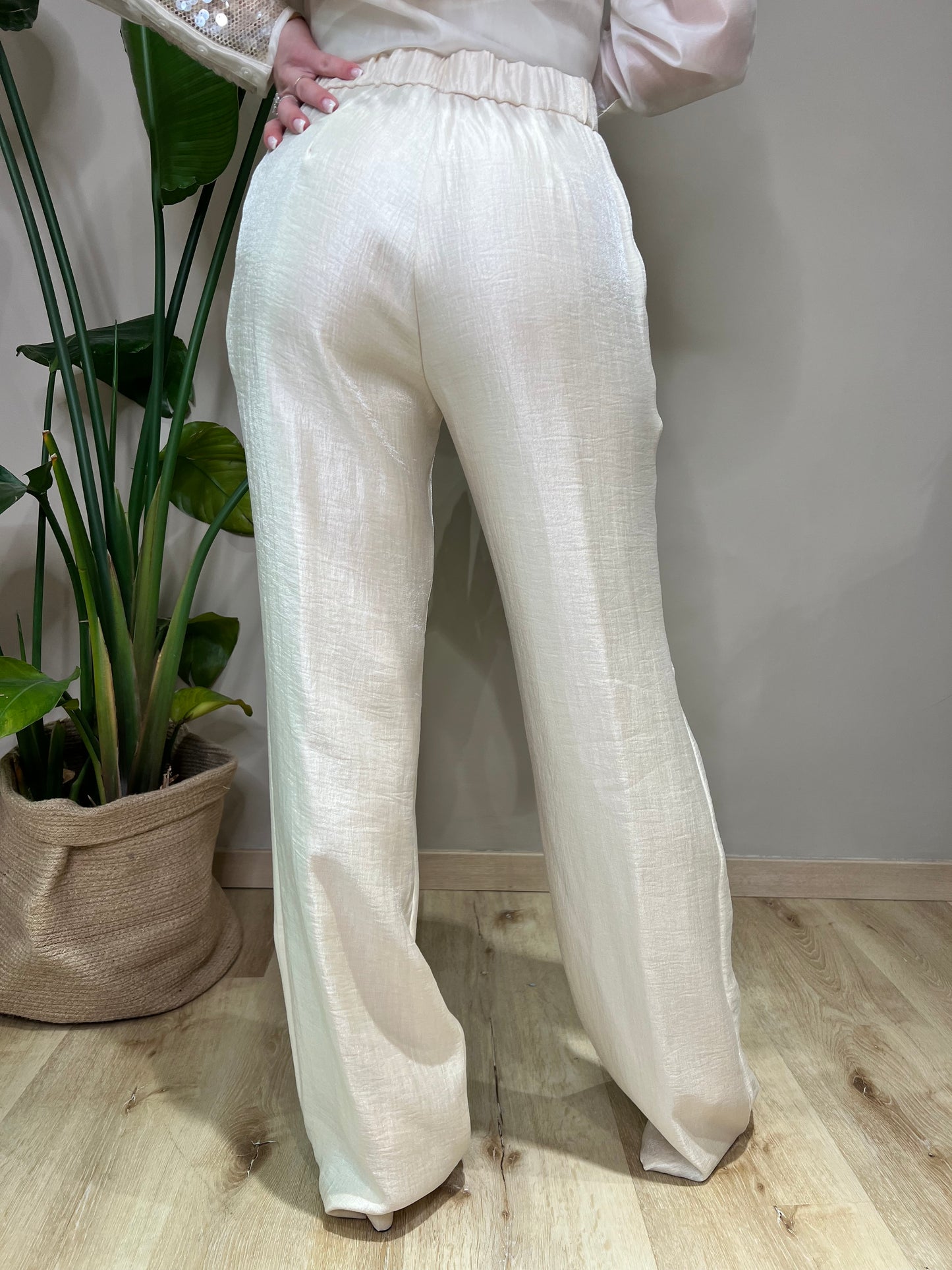 Pantalone champagne