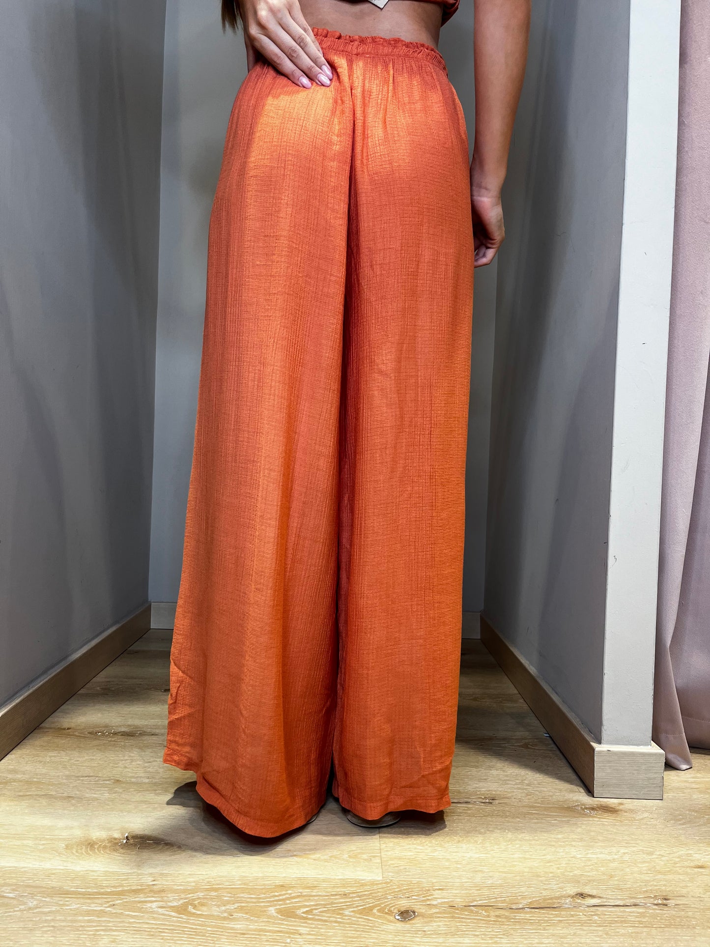 Pantalone tramato