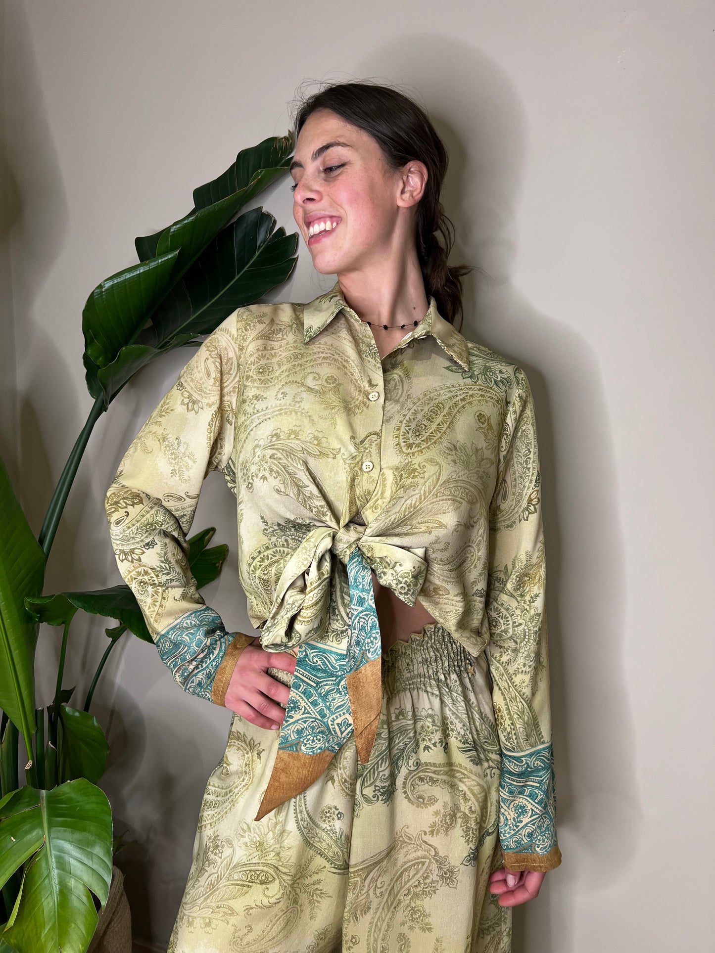 Camicia stampata 100% VISCOSA