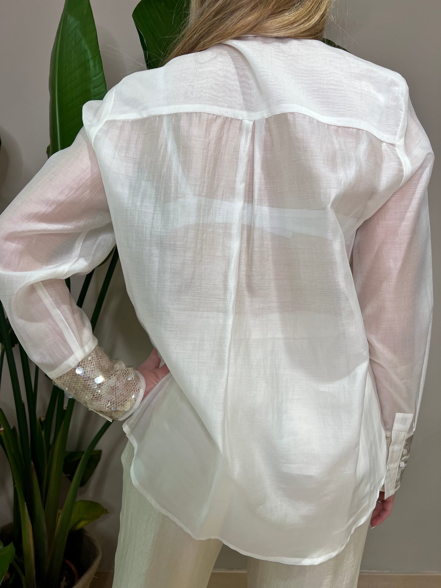 Blusa white