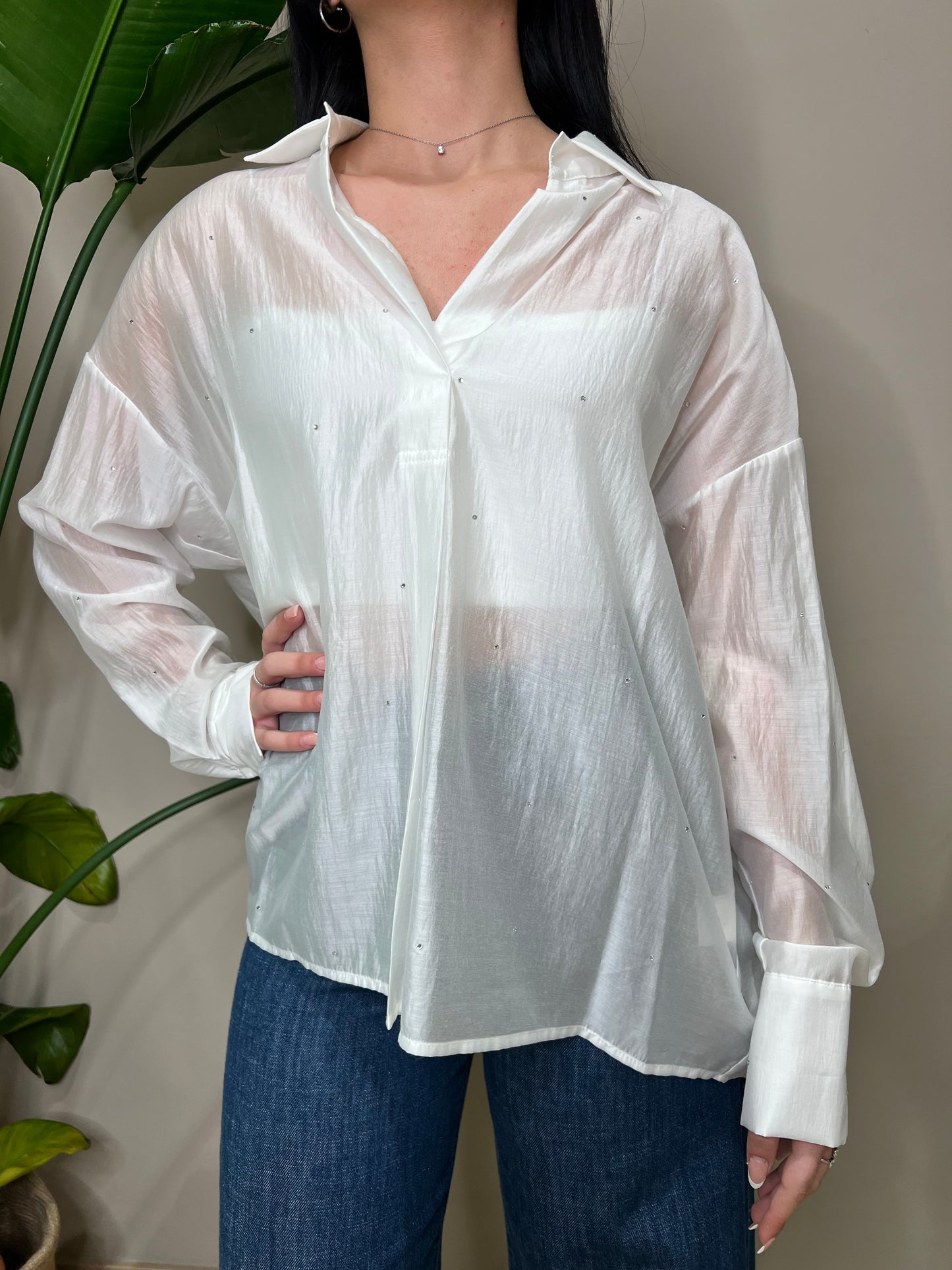 BLUSA cristalli