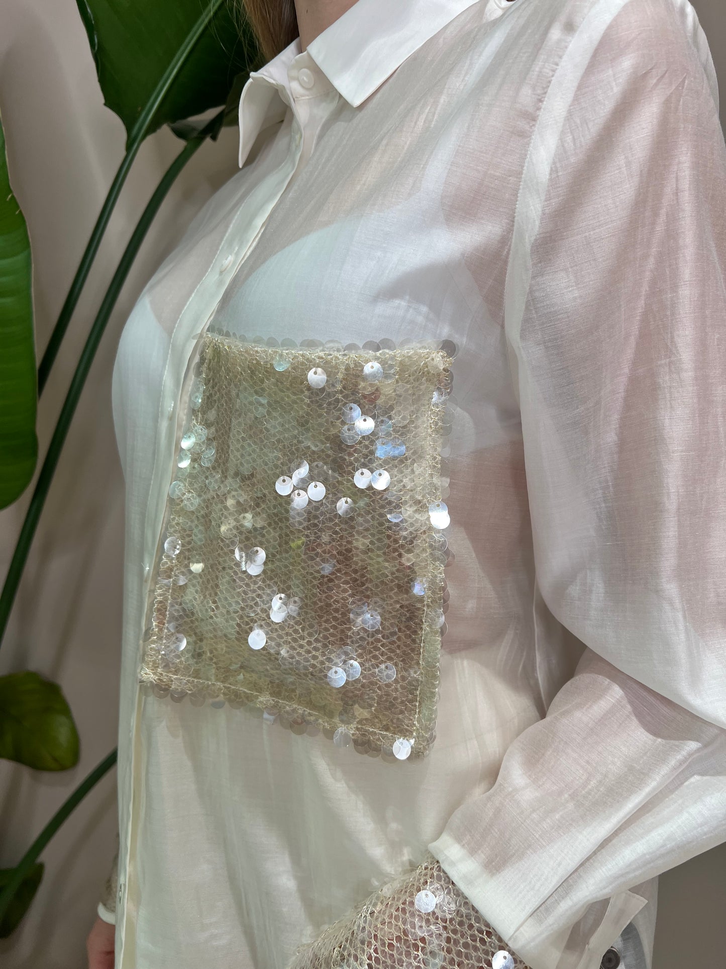 Blusa white