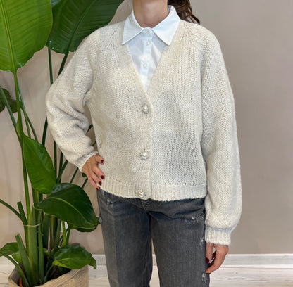 Cardigan gioiello