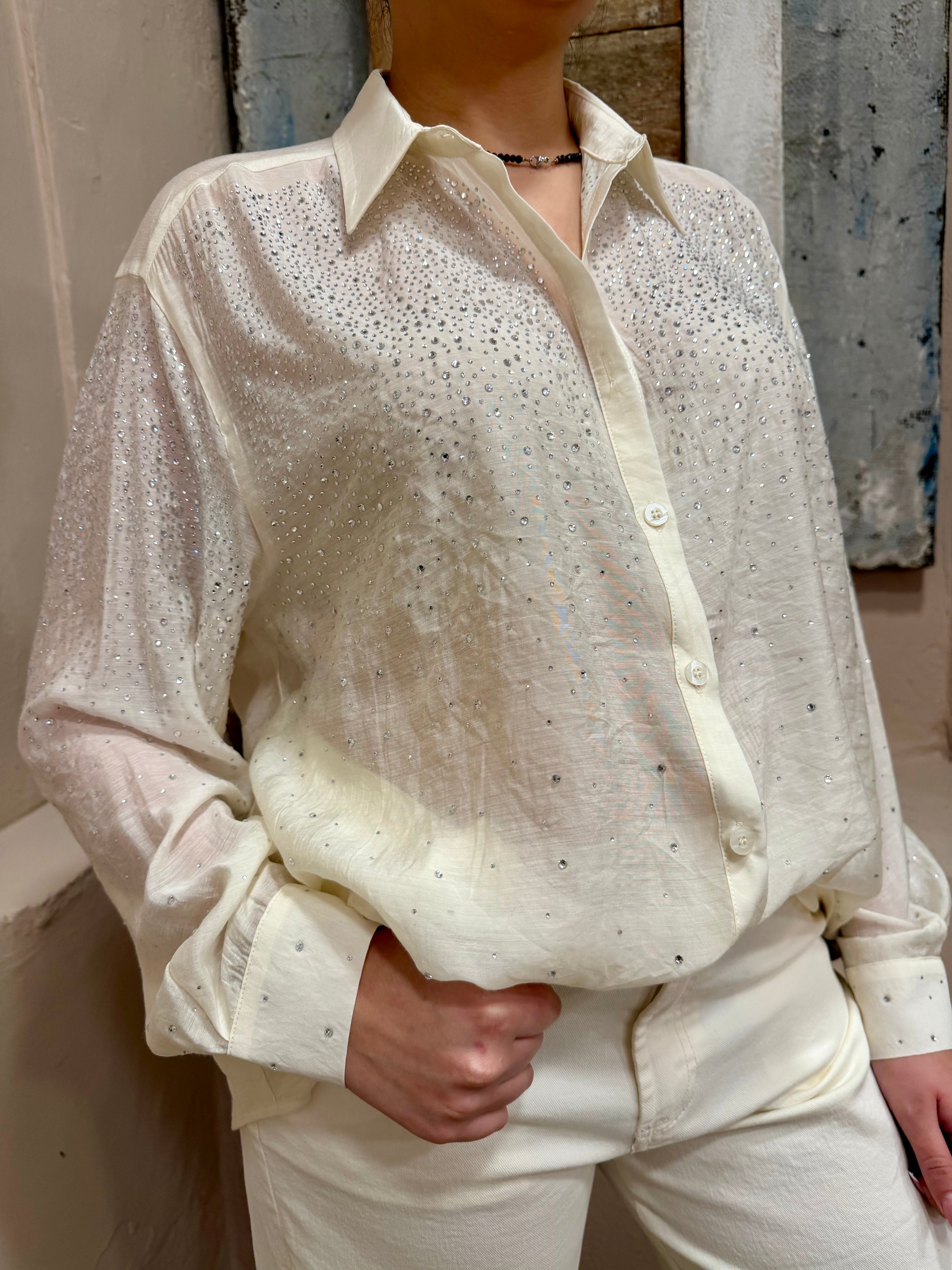 Camicia Mussola viscosa