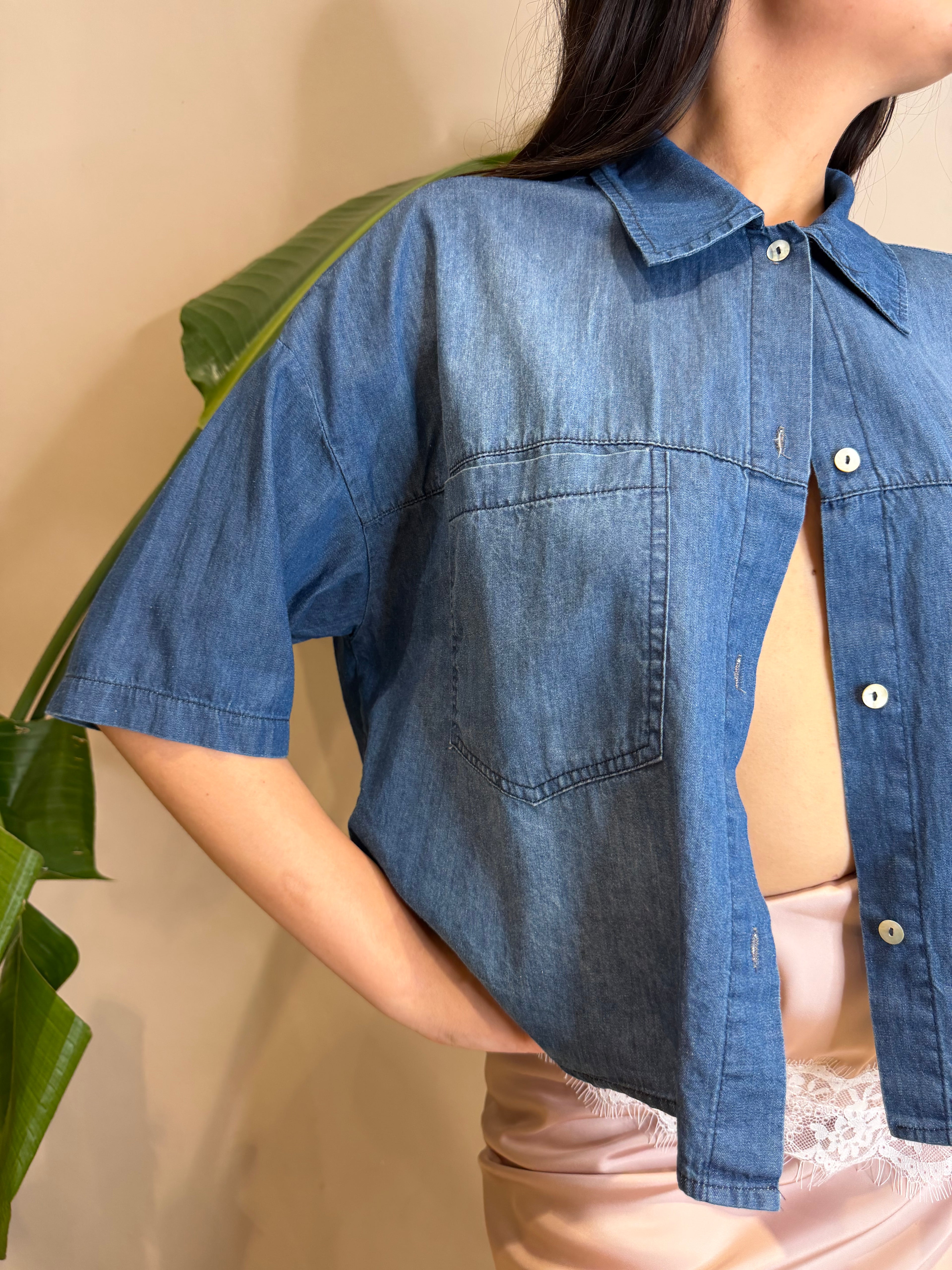 Camicia chambry denim
