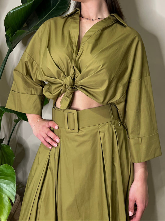 Camicia manica gomito 100% COTONE