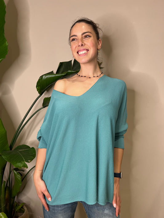 Maglia in filo dal taglio morbido