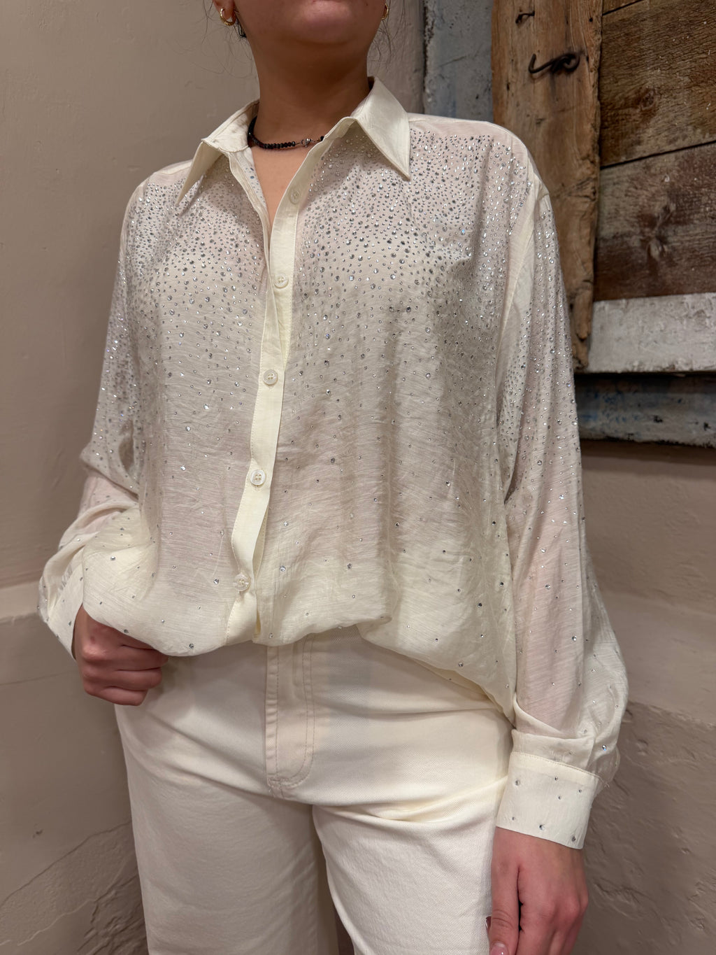 Camicia Mussola viscosa