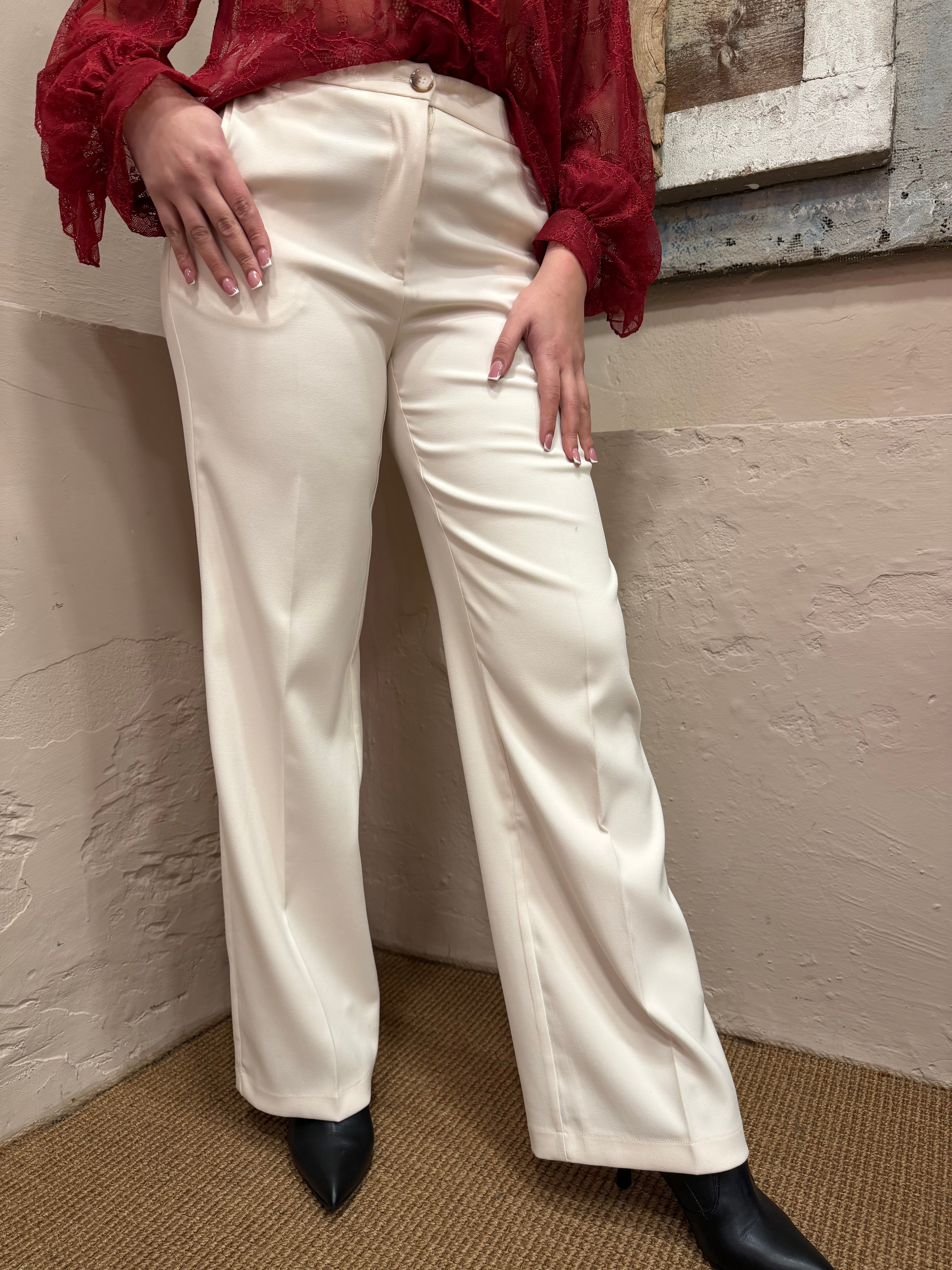 Pantalone crepe caldo