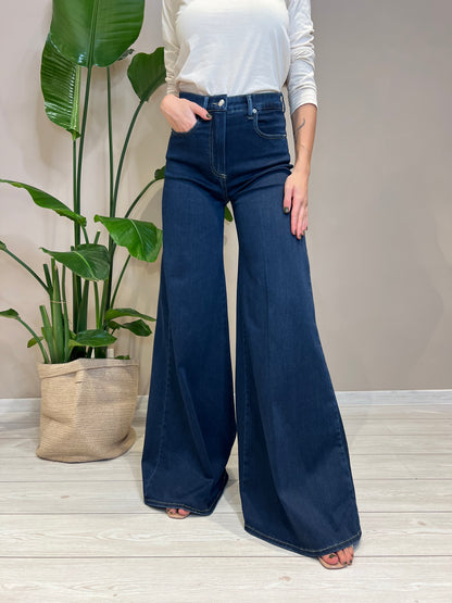 Jeans palazzo stretch