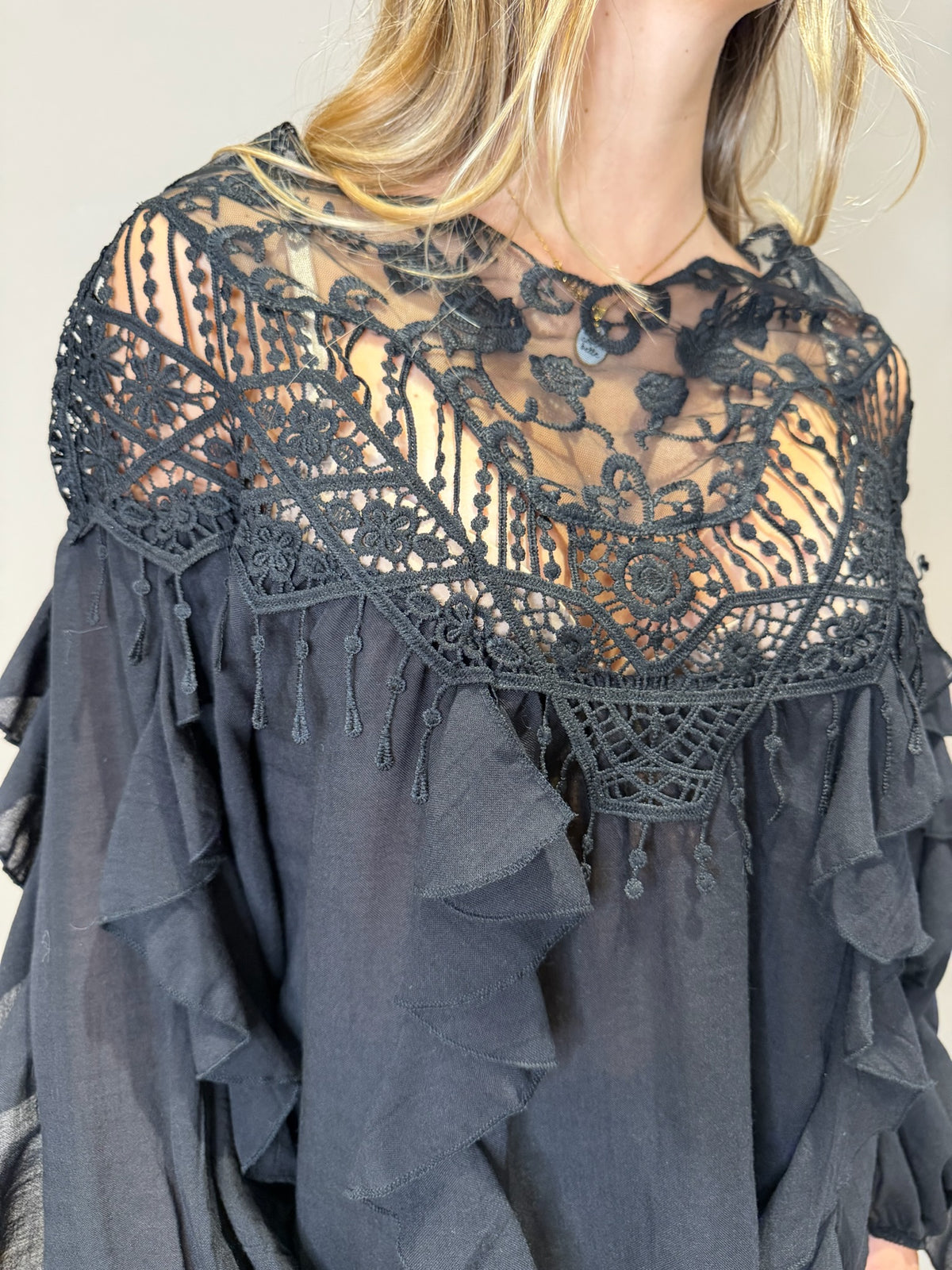Blusa rouches