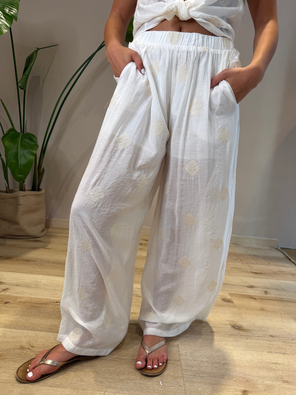 Pantalone palazzo mussola