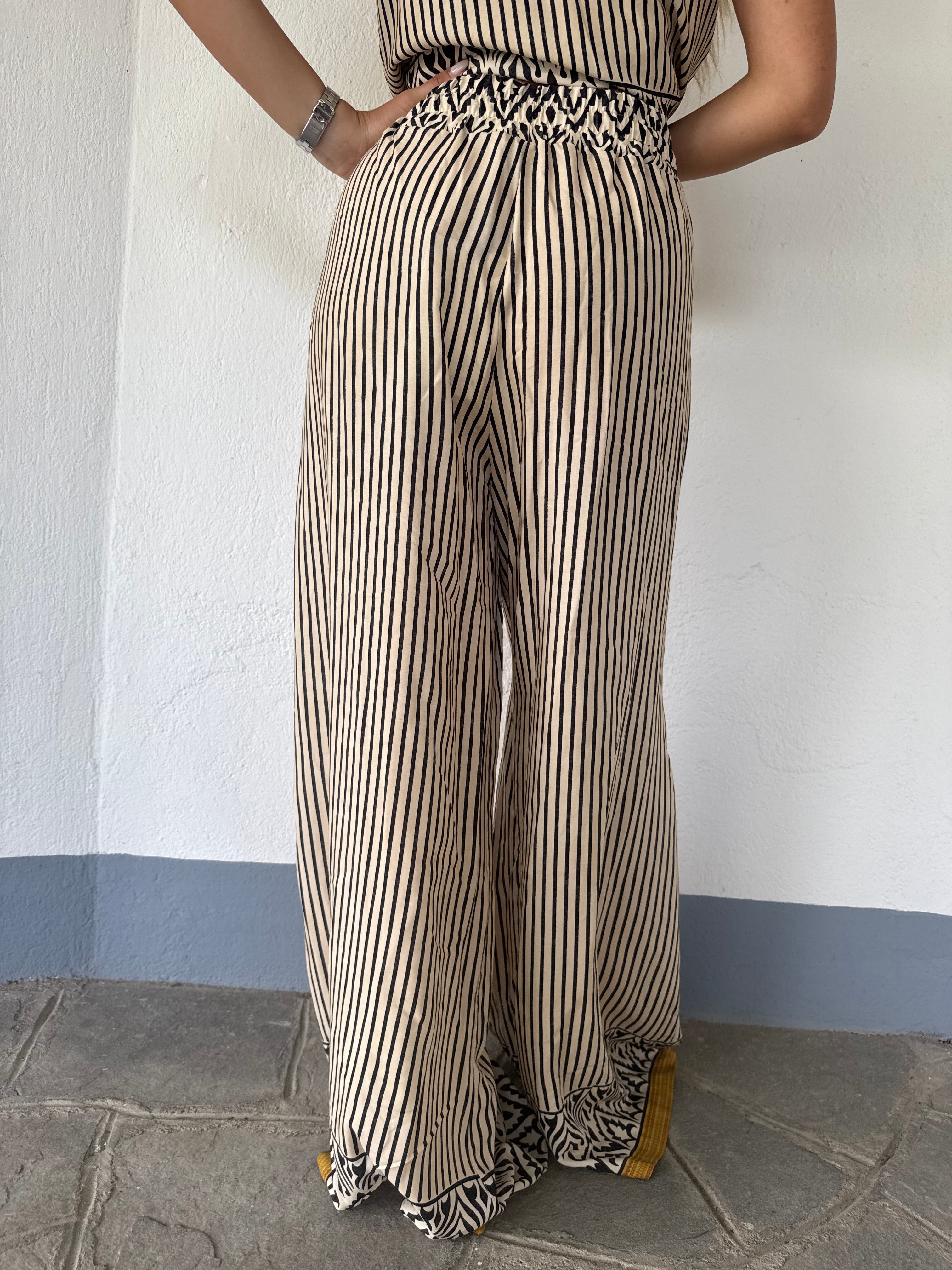 Pantalone a righe