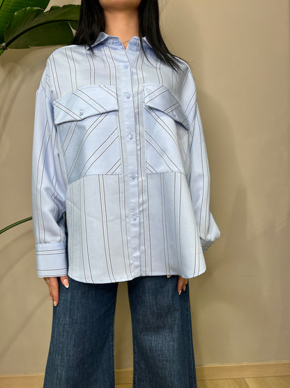 Blusa celeste