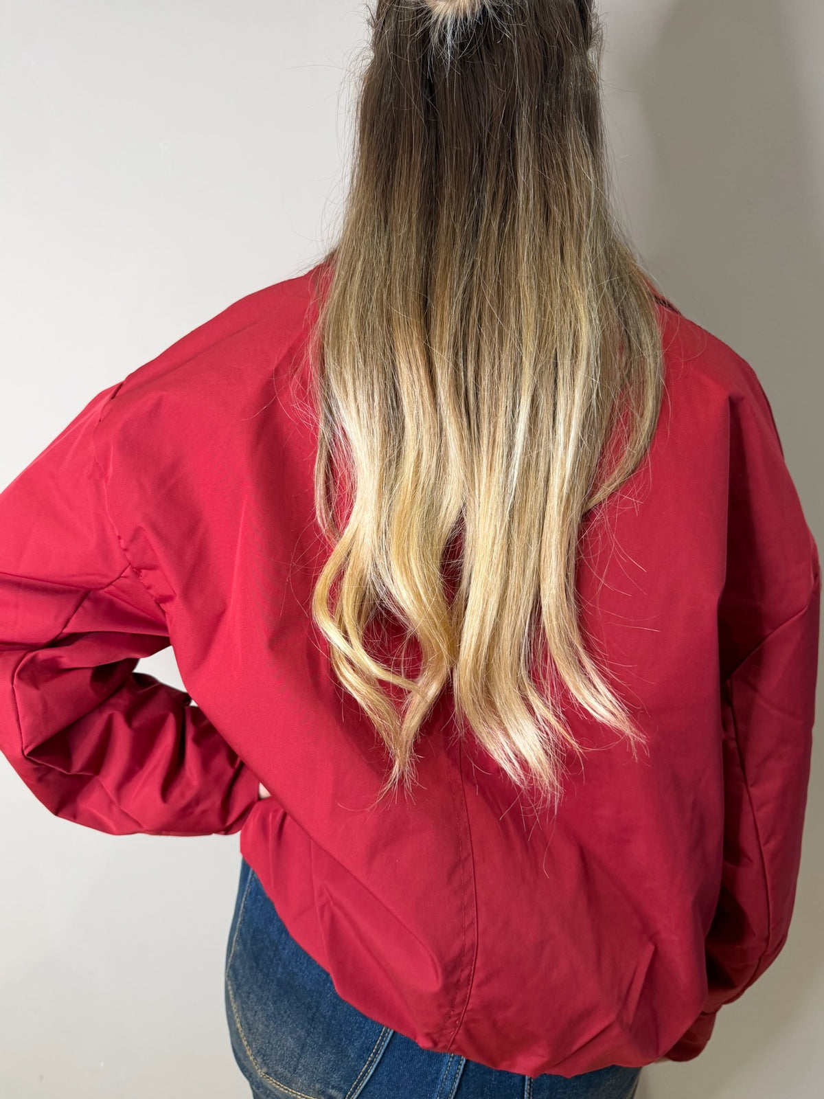 Giacca bomber rosso