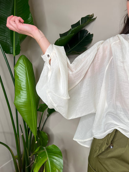 Camicia in mussola 75%COTONE 25% SETA