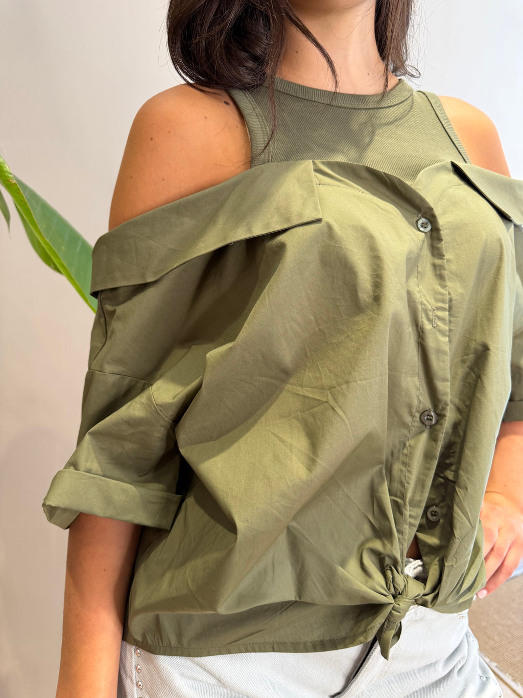 Camicia popeline costina