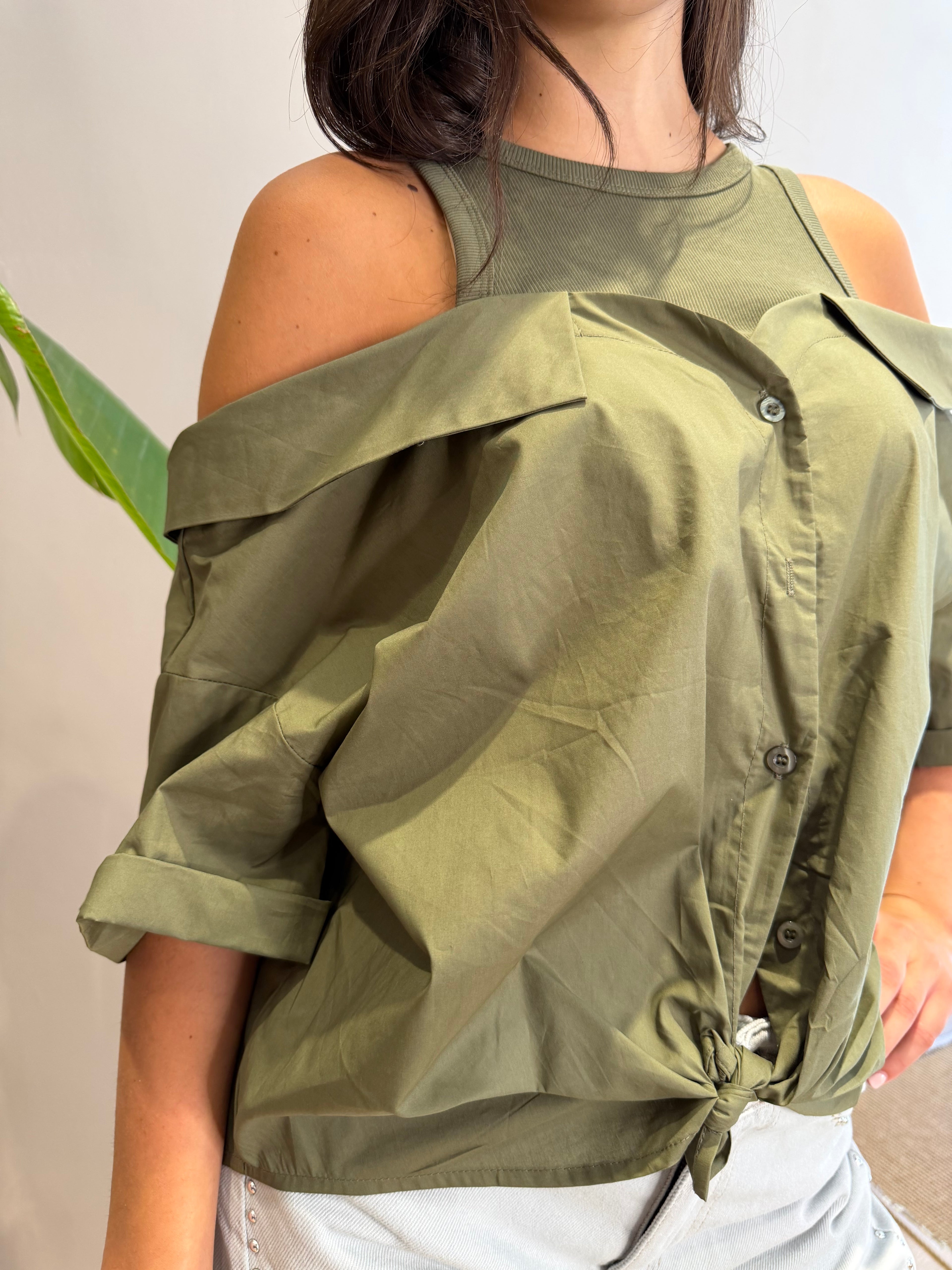 Camicia popeline costina