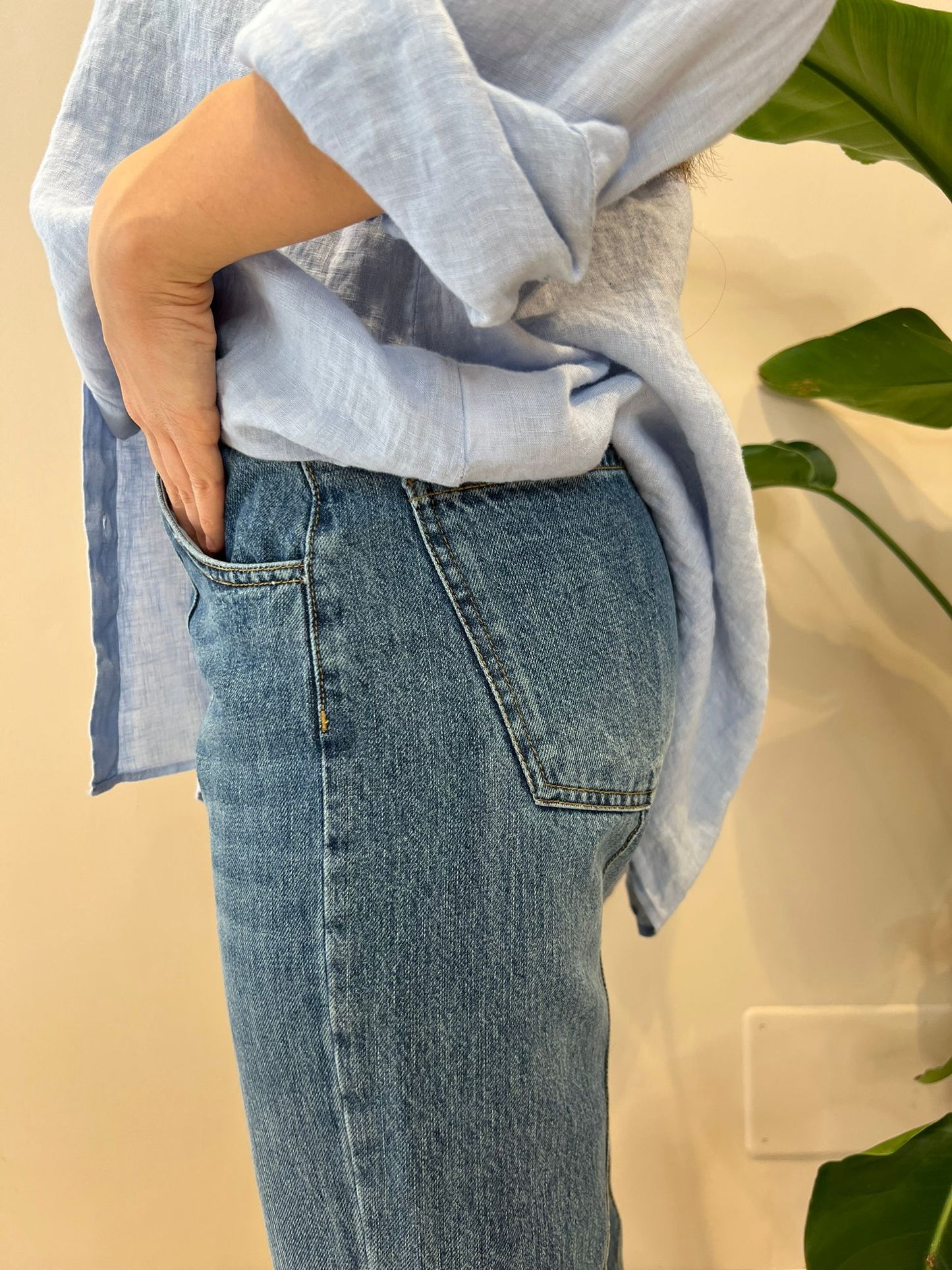 Denim trousers