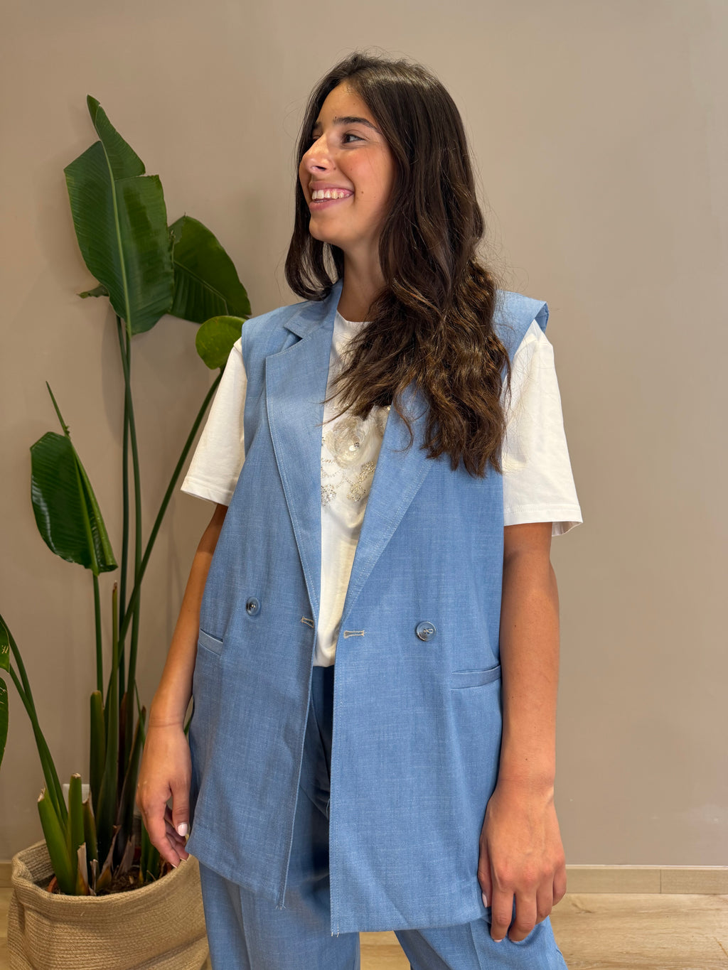 Gilet collo a lancia