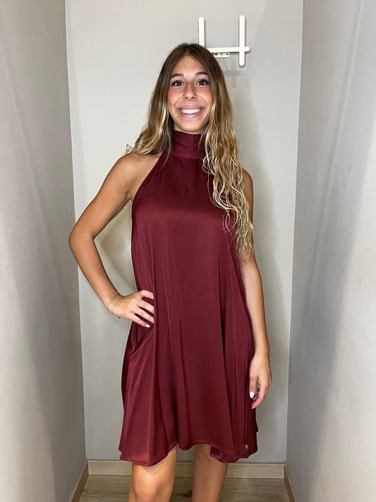 Abito corto viscosa