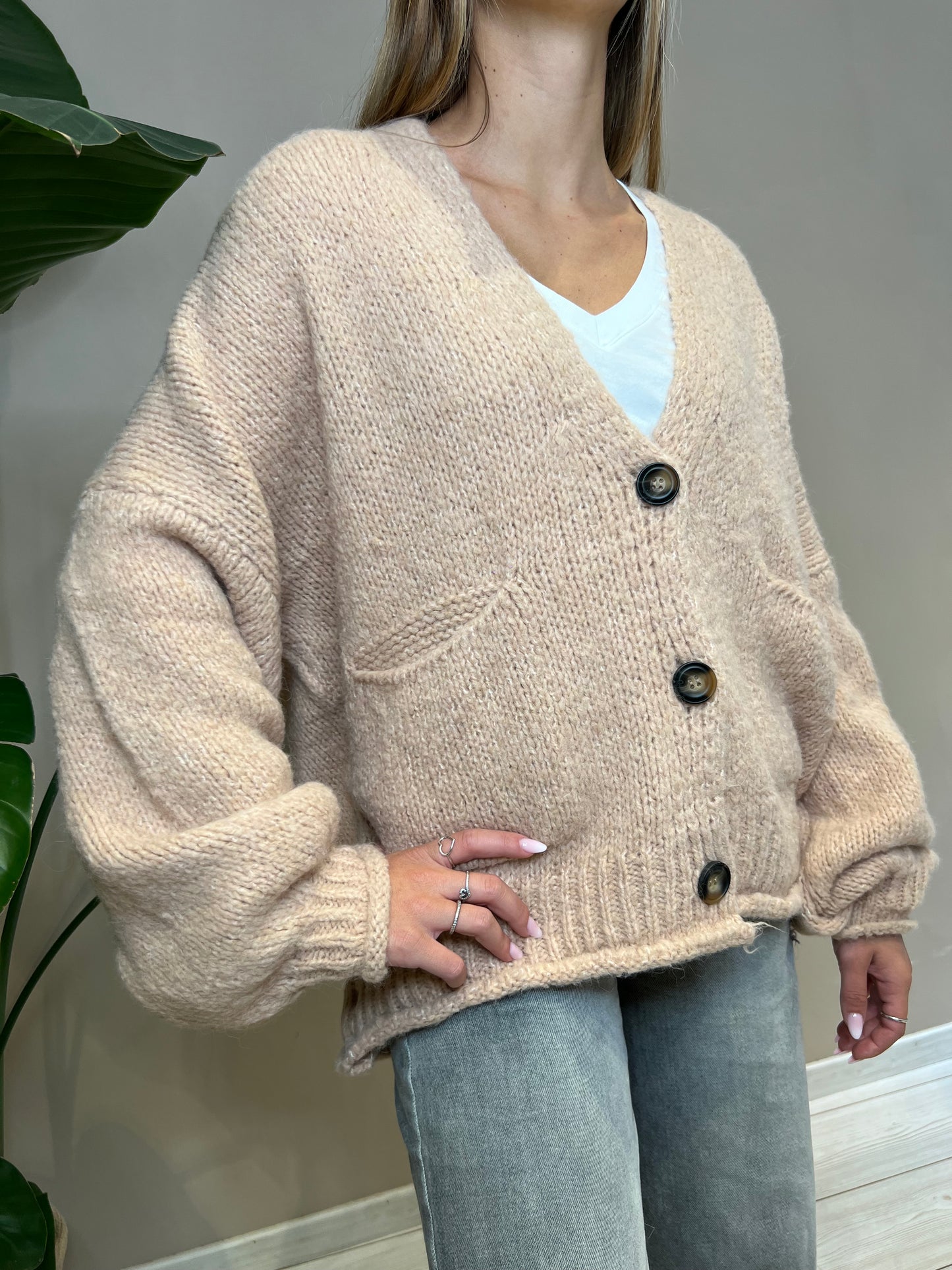 Cardigan 3 bottoni