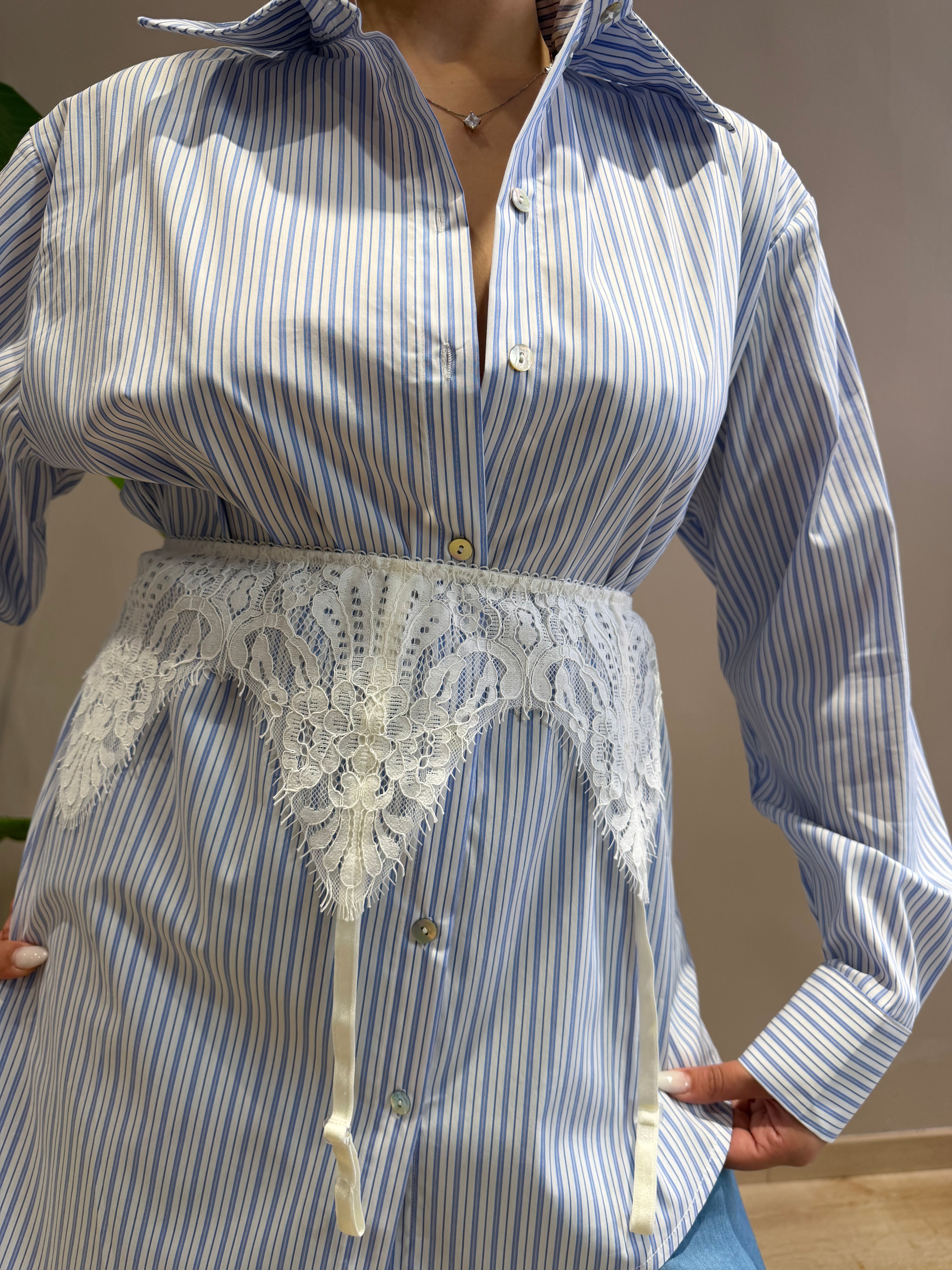 Camicia fondo diagonale