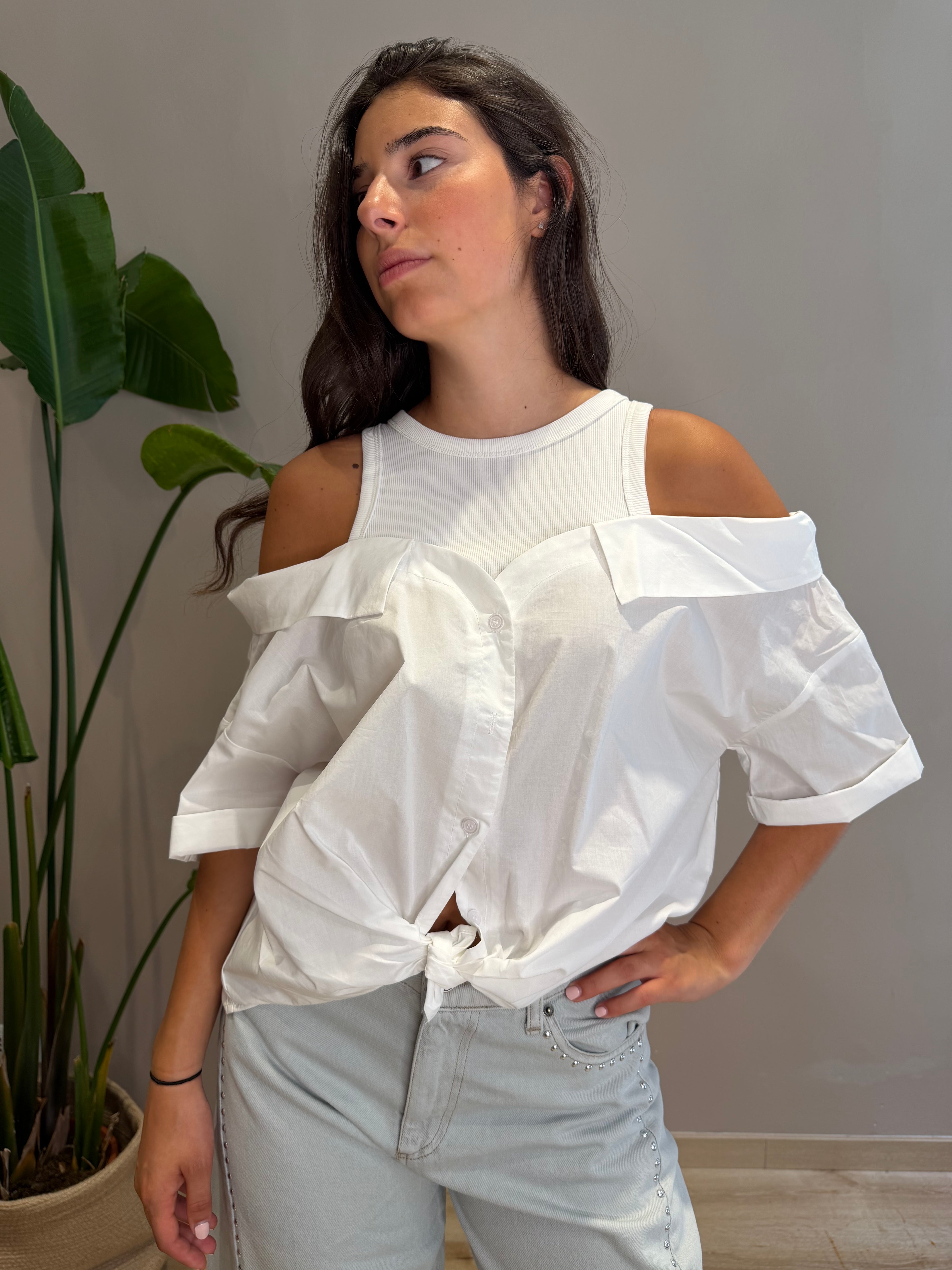 Camicia popeline costina