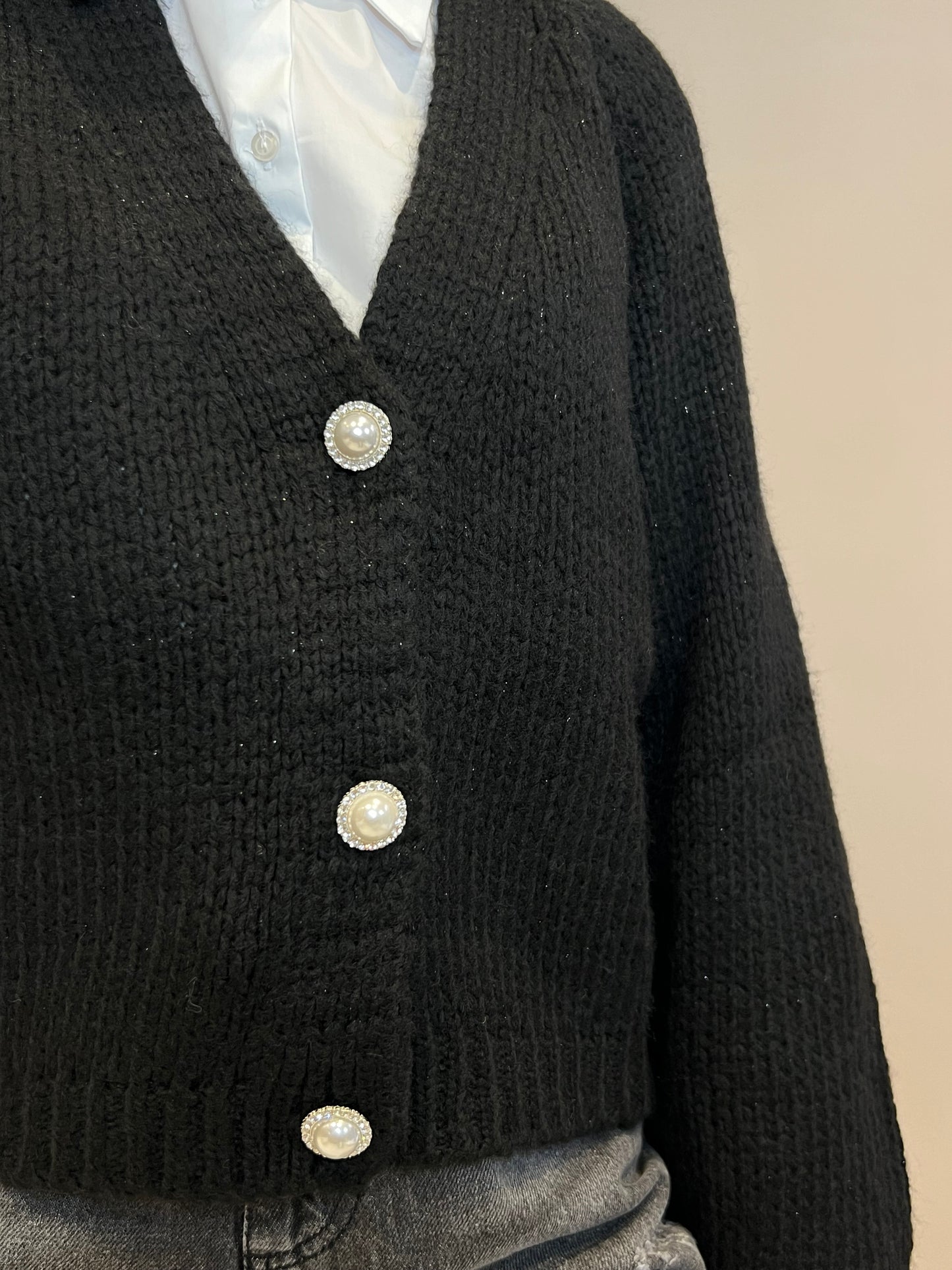 Cardigan gioiello