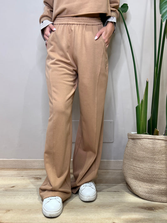 Pantalone palazzo felpa
