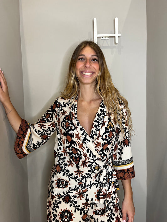 Blusa nodo fantasia