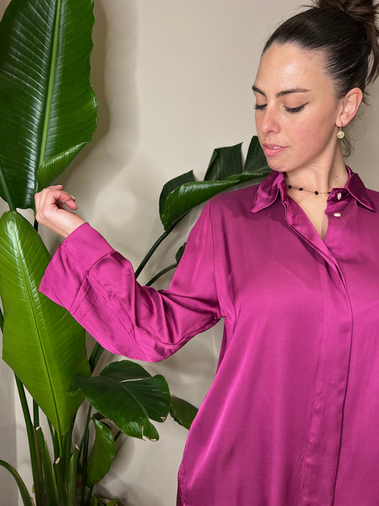 Camicia in raso