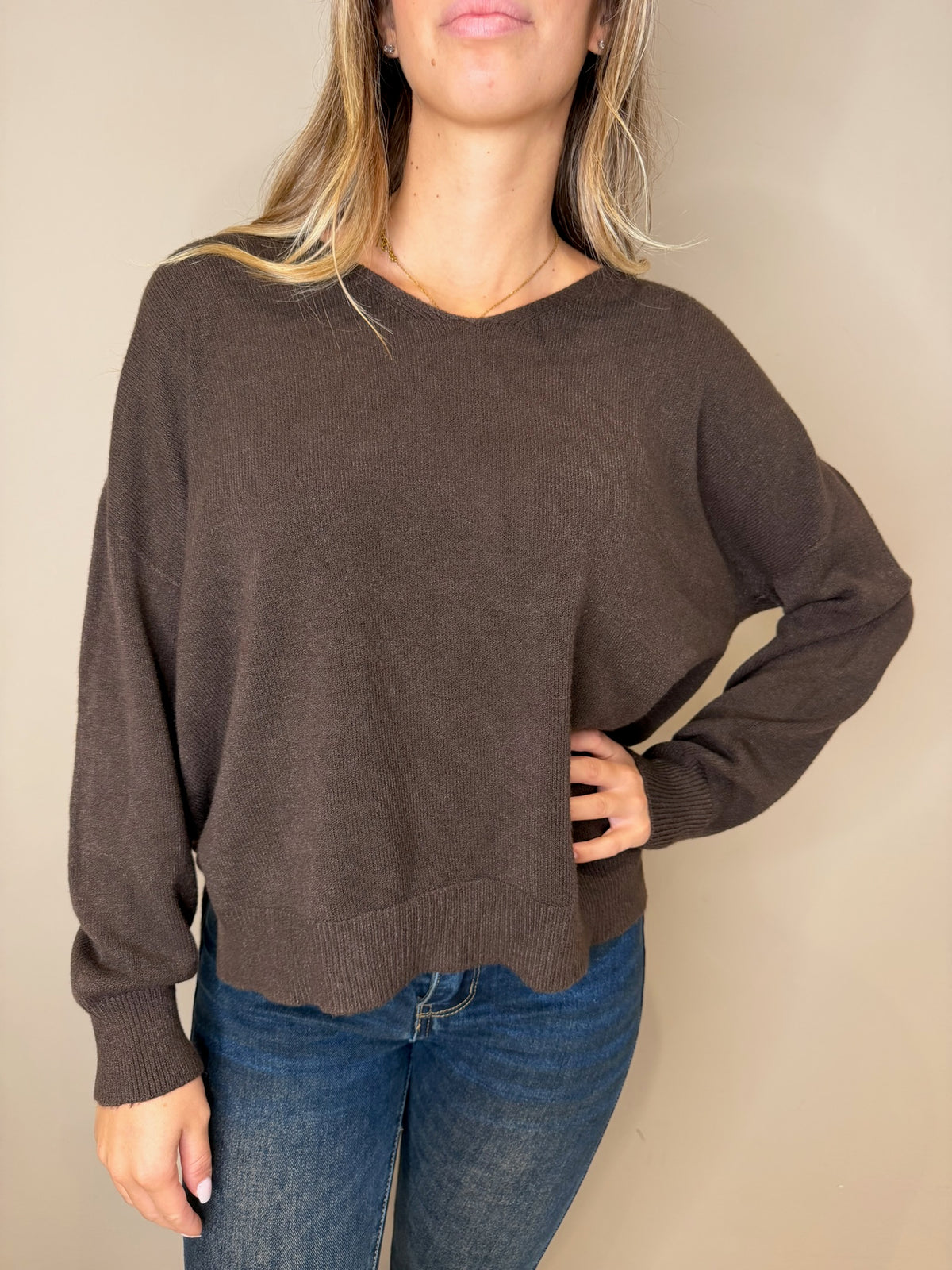 Maglia scollo V