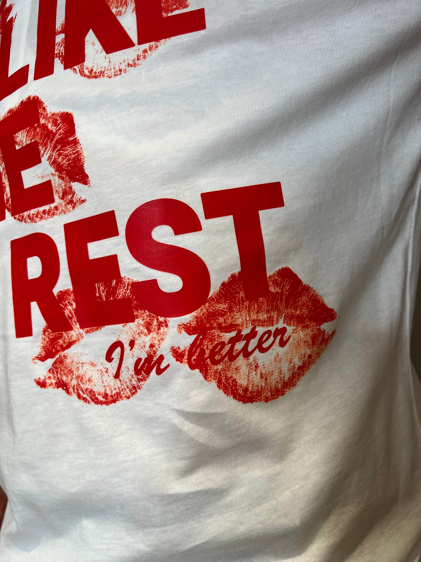 T-shirt bacio
