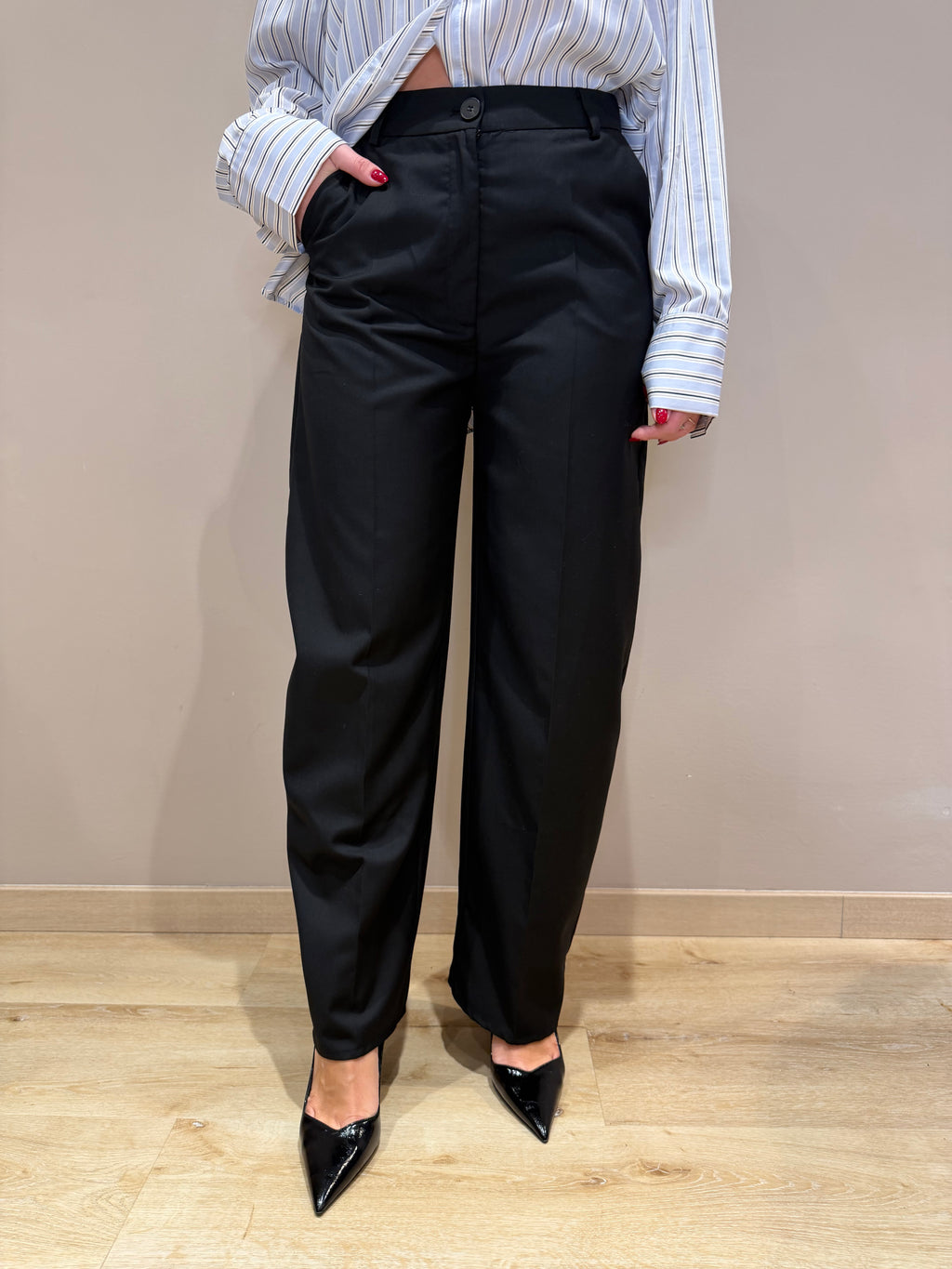 Pantalone in fresco lana
