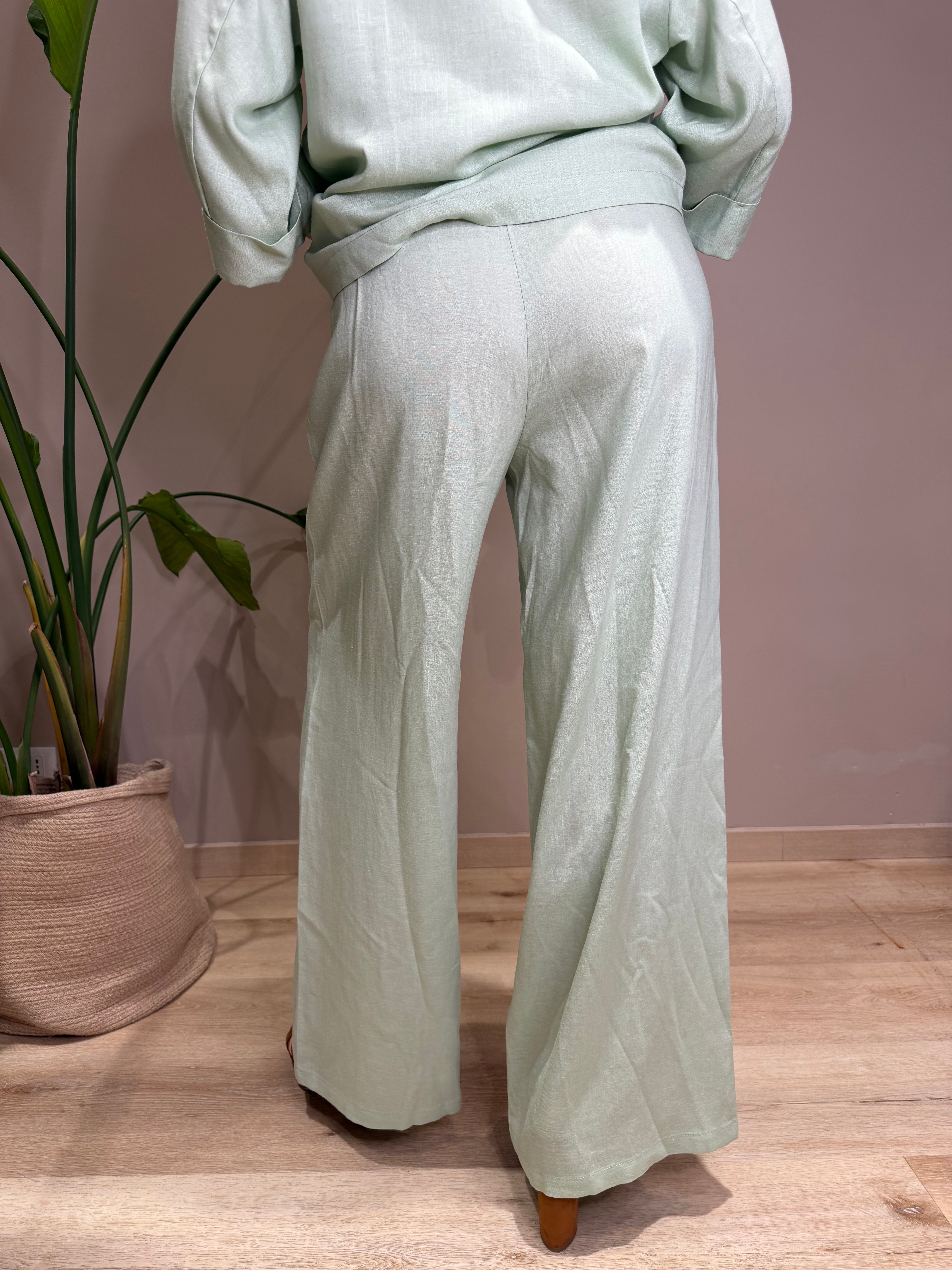 Pantalone palazzo lino