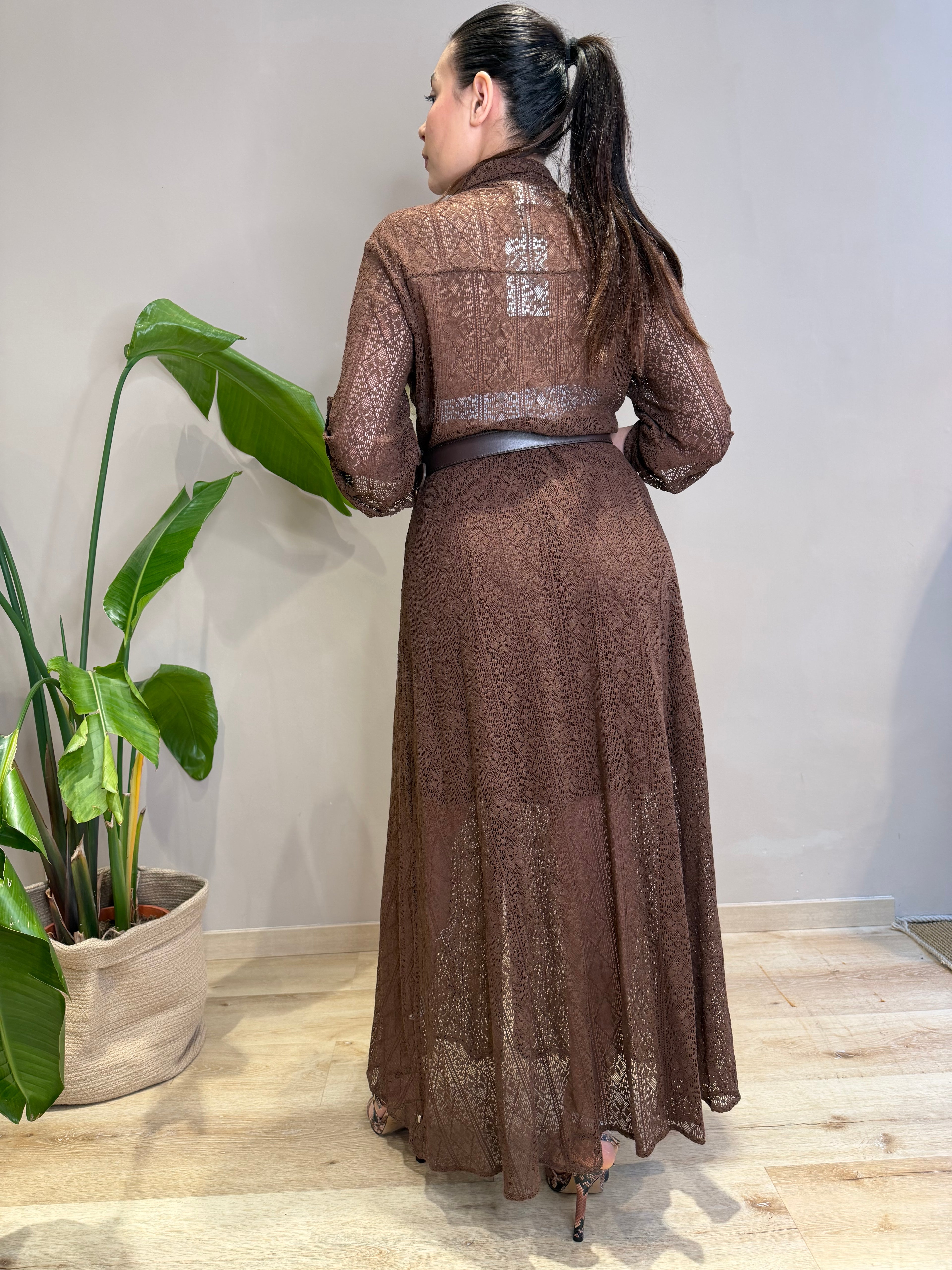 ABITO LUNGO MACRAME