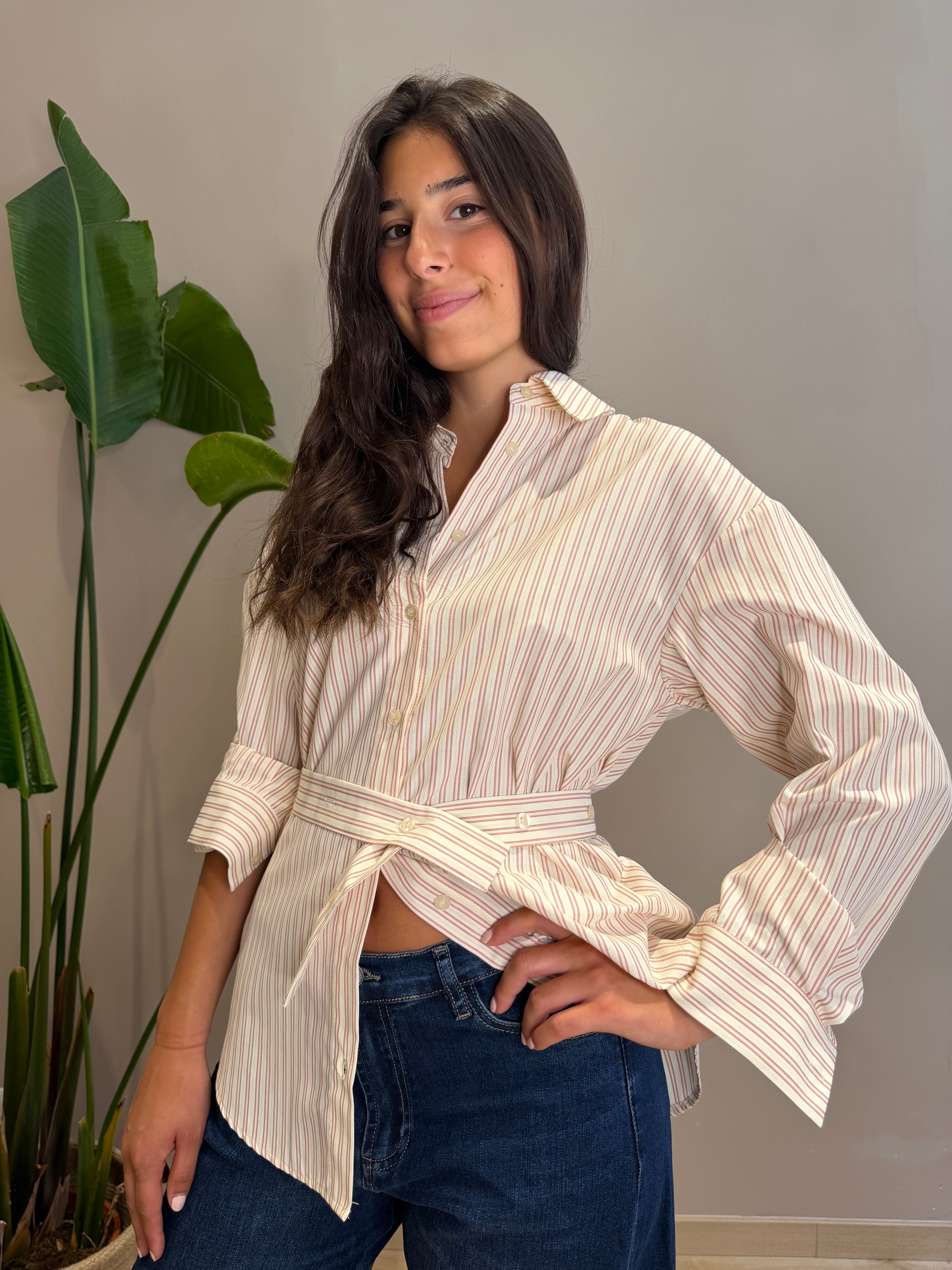 Camicia popeline riga
