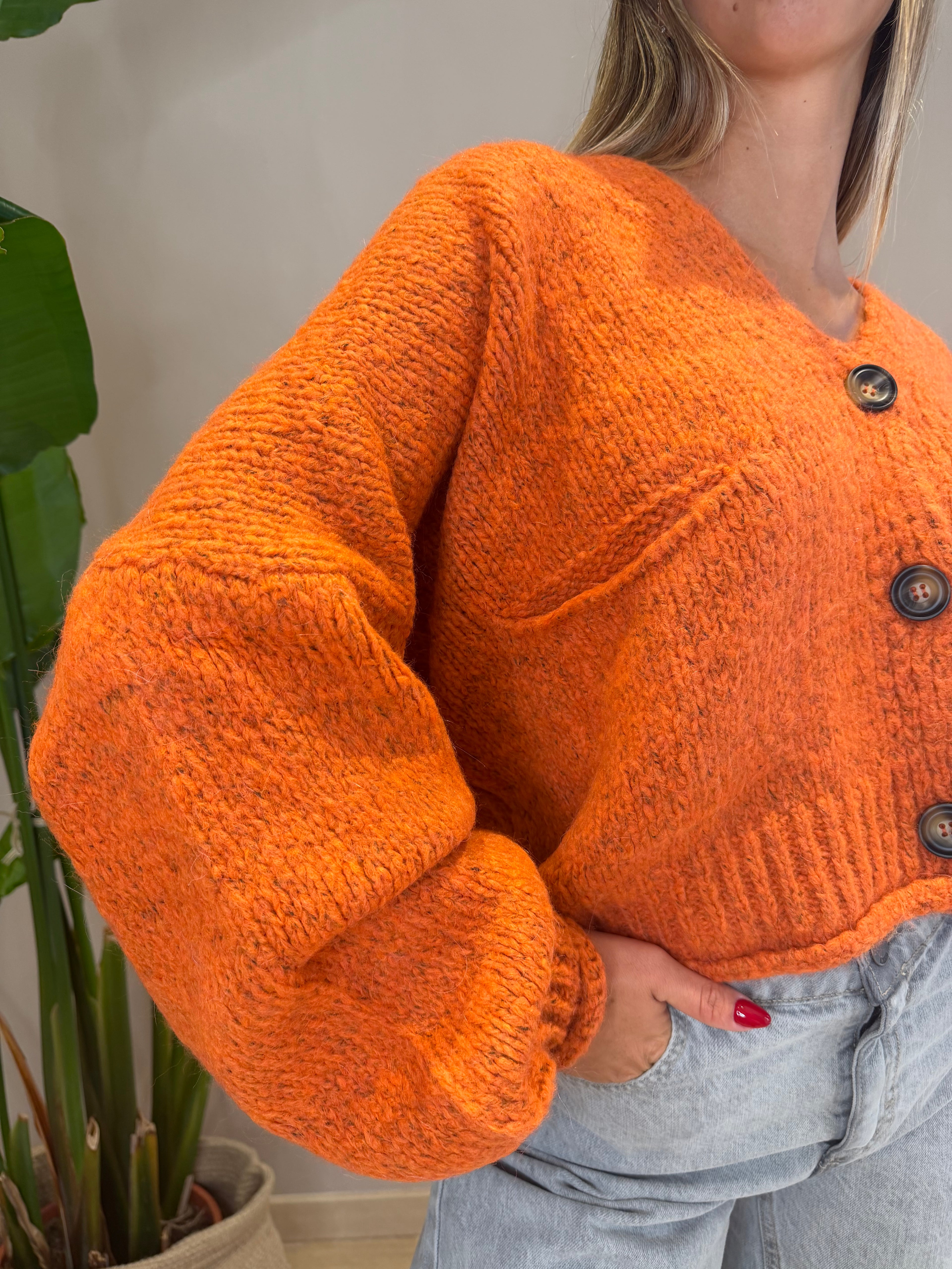 Giacca/cardigan bottoni e tasche