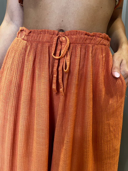 Pantalone tramato