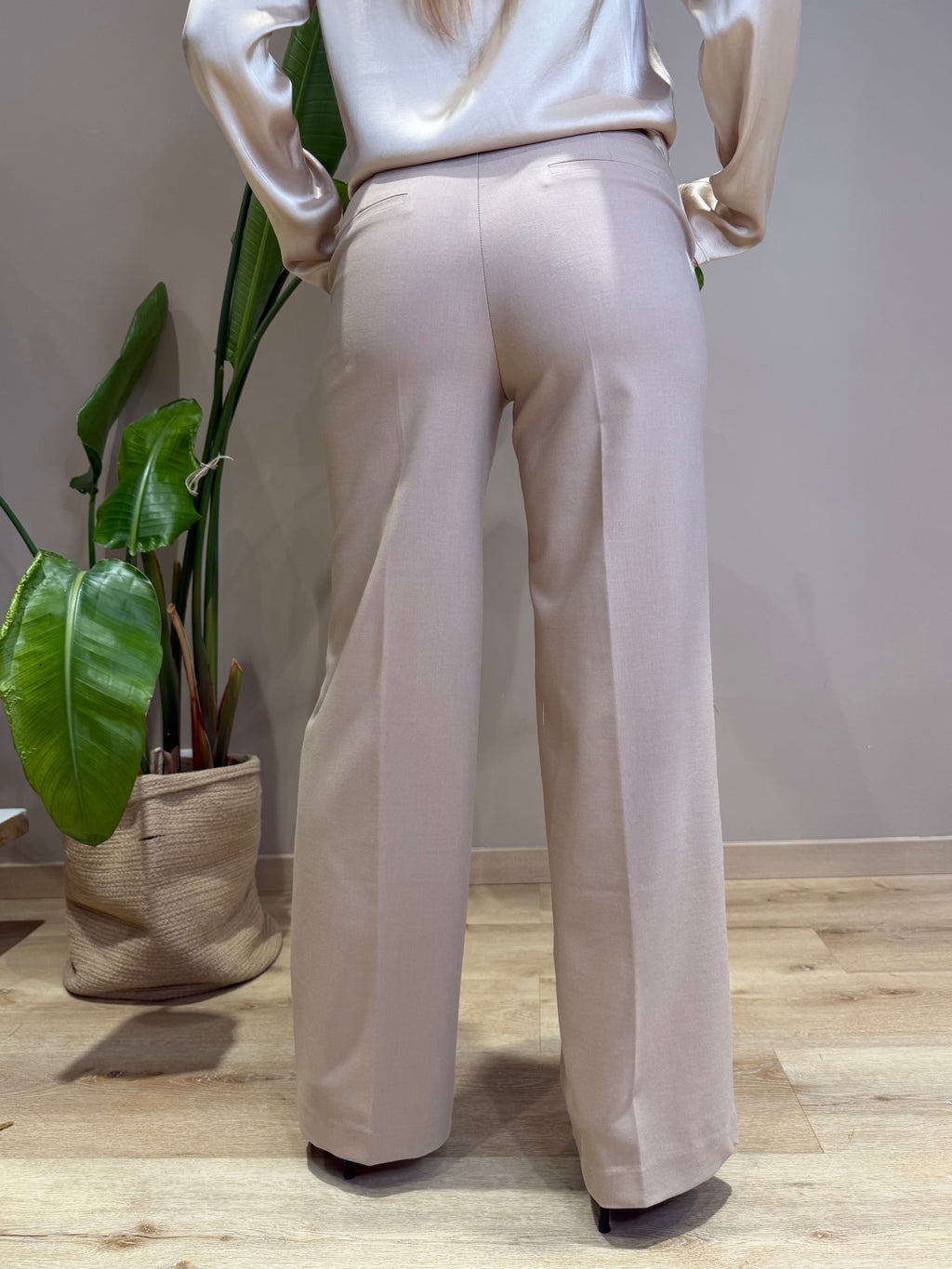 Pantalone viscosa e lana
