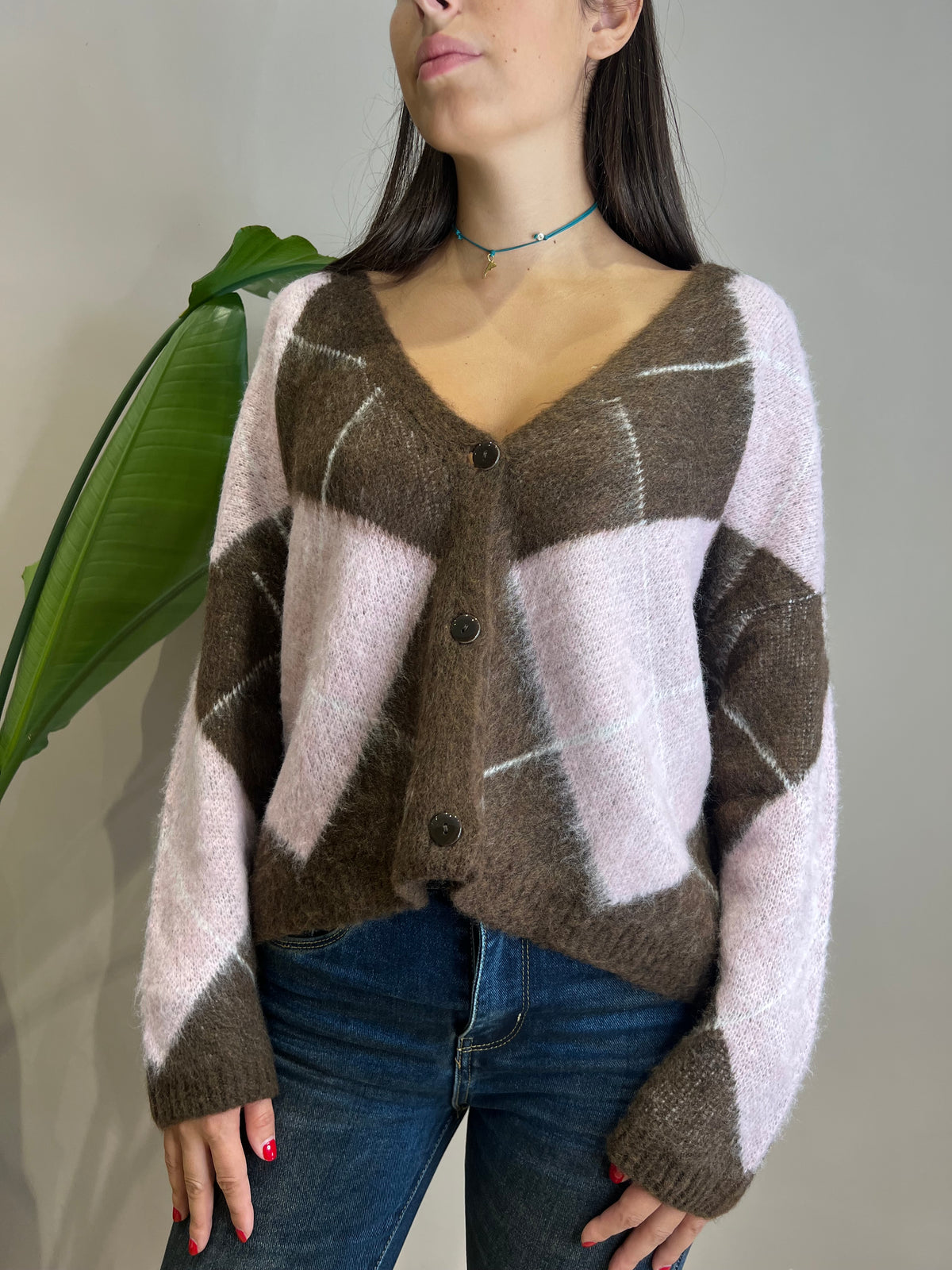 Cardigan rombi
