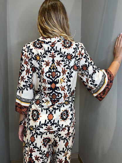 Blusa nodo fantasia