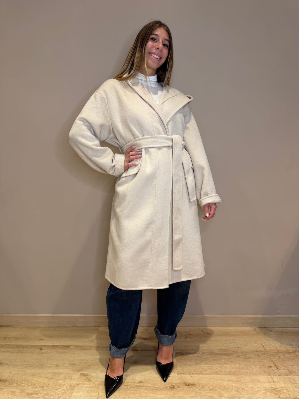 Cappotto cappuccio
