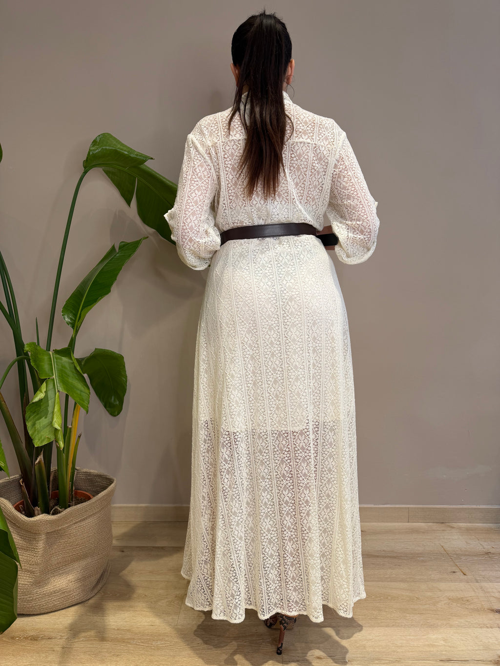 ABITO LUNGO MACRAME