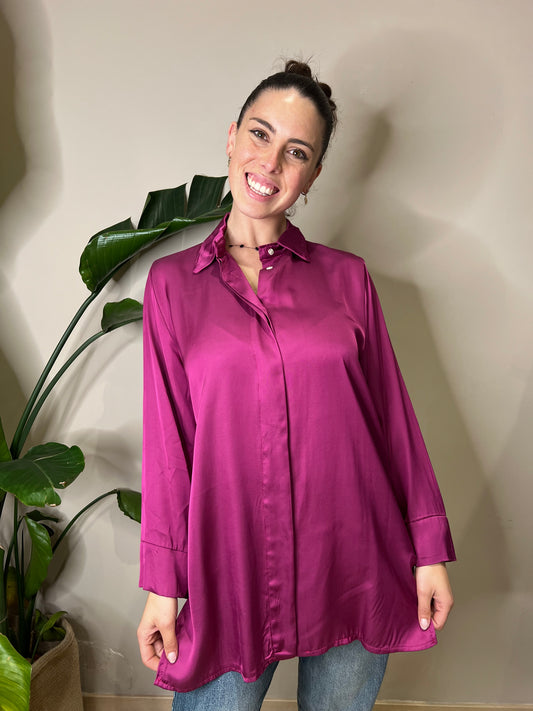 Camicia in raso