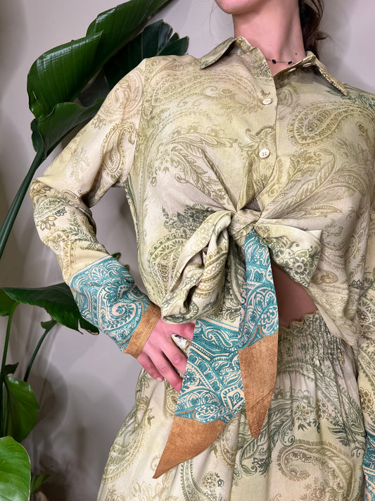 Camicia stampata 100% VISCOSA