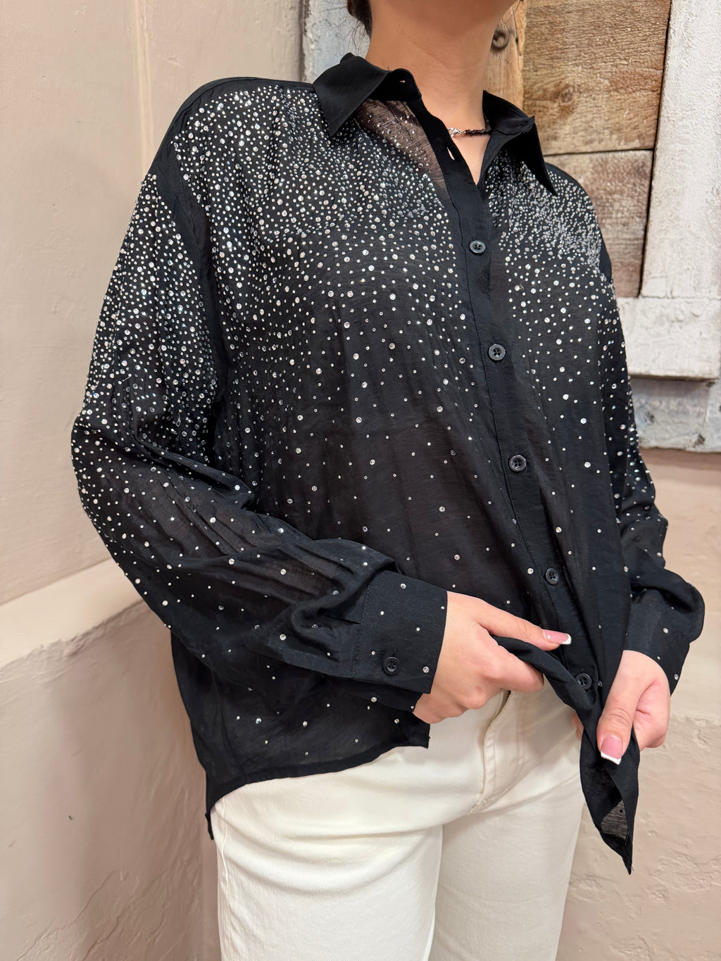 Camicia Mussola viscosa