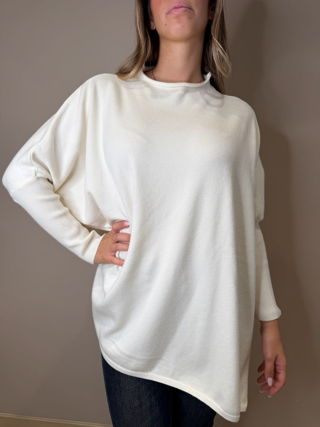 Maglia colletto morbido