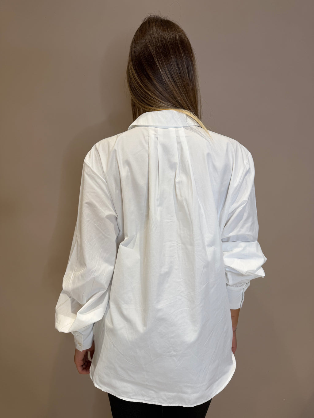 Camicia colletto strass